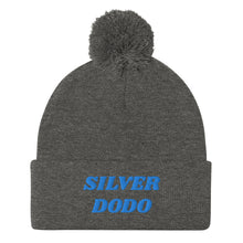 Load image into Gallery viewer, Gorro con pompón unisex shrickhand bordado azul claro