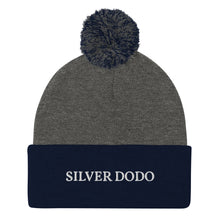 Load image into Gallery viewer, Gorro con pompón unisex Volkorn bordado blanco
