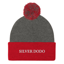 Load image into Gallery viewer, Gorro con pompón unisex Volkorn bordado blanco