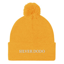 Load image into Gallery viewer, Gorro con pompón unisex Volkorn bordado blanco