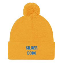 Load image into Gallery viewer, Gorro con pompón unisex germania bordado azul claro