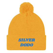 Load image into Gallery viewer, Gorro con pompón unisex shrickhand bordado azul claro