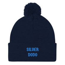Load image into Gallery viewer, Gorro con pompón unisex germania bordado azul claro
