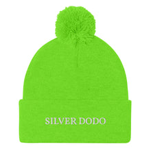 Load image into Gallery viewer, Gorro con pompón unisex Volkorn bordado blanco