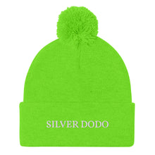 Load image into Gallery viewer, Gorro con pompón unisex Volkorn bordado blanco
