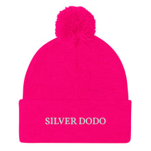 Load image into Gallery viewer, Gorro con pompón unisex Volkorn bordado blanco