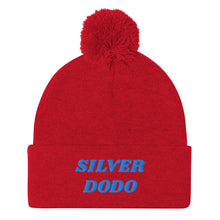 Load image into Gallery viewer, Gorro con pompón unisex shrickhand bordado azul claro
