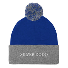 Load image into Gallery viewer, Gorro con pompón unisex Volkorn bordado blanco
