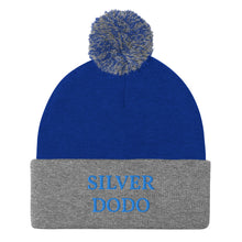 Load image into Gallery viewer, Gorro con pompón unisex volkorn bordado azul claro