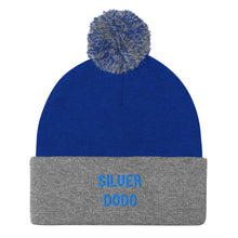 Load image into Gallery viewer, Gorro con pompón unisex germania bordado azul claro