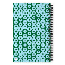 Load image into Gallery viewer, Libreta de puntos con círculos azules Estefanía