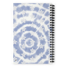 Load image into Gallery viewer, Libreta de puntos tie dye blanco y azul