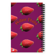 Load image into Gallery viewer, Libreta de puntos fresones berenjena