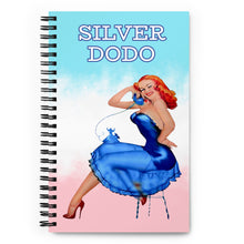 Load image into Gallery viewer, Libreta de puntos Estefanía rosa y azul