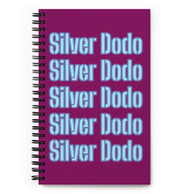 Load image into Gallery viewer, Libreta de puntos Silver Dodo berenjena
