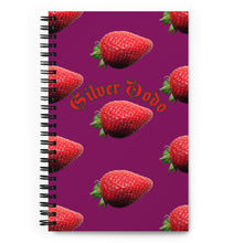 Load image into Gallery viewer, Libreta de puntos fresones berenjena
