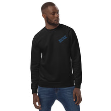 Load image into Gallery viewer, Sudadera eco unisex letras azules doble