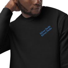 Load image into Gallery viewer, Sudadera eco unisex letras azules doble