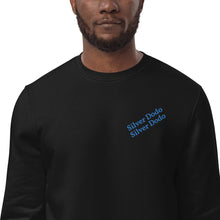 Load image into Gallery viewer, Sudadera eco unisex letras azules doble
