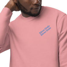 Load image into Gallery viewer, Sudadera eco unisex letras azules doble