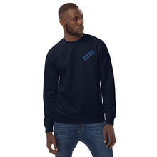 Load image into Gallery viewer, Sudadera eco unisex letras azules doble