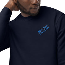 Load image into Gallery viewer, Sudadera eco unisex letras azules doble