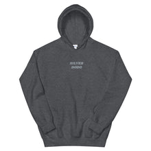 Load image into Gallery viewer, Sudadera con capucha unisex letras grises