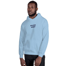 Load image into Gallery viewer, Sudadera con capucha unisex letras azul oscuro