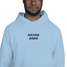 Load image into Gallery viewer, Sudadera con capucha unisex letras azul oscuro