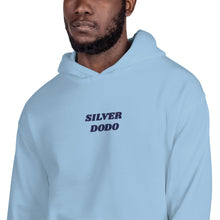 Load image into Gallery viewer, Sudadera con capucha unisex letras azul oscuro