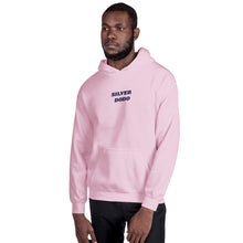 Load image into Gallery viewer, Sudadera con capucha unisex letras azul oscuro
