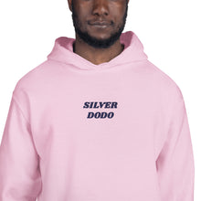 Load image into Gallery viewer, Sudadera con capucha unisex letras azul oscuro