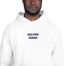 Load image into Gallery viewer, Sudadera con capucha unisex letras azul oscuro