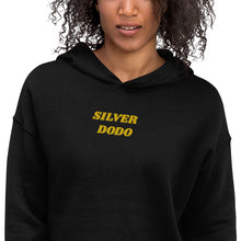 Load image into Gallery viewer, Sudadera Crop con Capucha Luba bordado amarillo