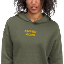 Load image into Gallery viewer, Sudadera Crop con Capucha Luba bordado amarillo