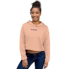 Load image into Gallery viewer, Sudadera Crop con Capucha Luba bordado morado