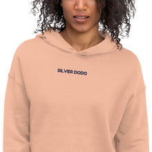 Load image into Gallery viewer, Sudadera Crop con Capucha Luba bordado morado