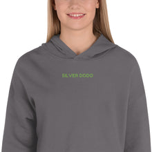 Load image into Gallery viewer, Sudadera Crop con Capucha Luba bordado verde
