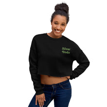 Load image into Gallery viewer, Sudadera Crop Leva bordado lateral verde