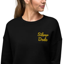 Load image into Gallery viewer, Sudadera Crop Leva bordado lateral amarillo