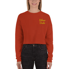 Load image into Gallery viewer, Sudadera Crop Leva bordado amarillo
