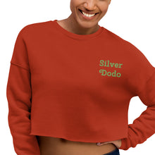 Load image into Gallery viewer, Sudadera Crop Leva bordado lateral verde