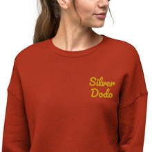 Load image into Gallery viewer, Sudadera Crop Leva bordado lateral amarillo