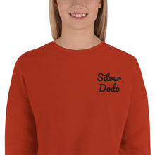 Load image into Gallery viewer, Sudadera Crop Leva bordado lateral azul marino