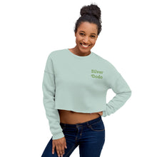 Load image into Gallery viewer, Sudadera Crop Leva bordado lateral verde