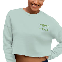 Load image into Gallery viewer, Sudadera Crop Leva bordado lateral verde
