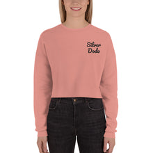Load image into Gallery viewer, Sudadera Crop Leva bordado lateral azul marino