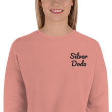 Load image into Gallery viewer, Sudadera Crop Leva bordado lateral azul marino