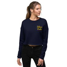 Load image into Gallery viewer, Sudadera Crop Leva bordado lateral amarillo