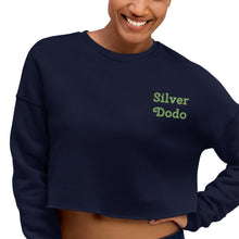 Load image into Gallery viewer, Sudadera Crop Leva bordado lateral verde